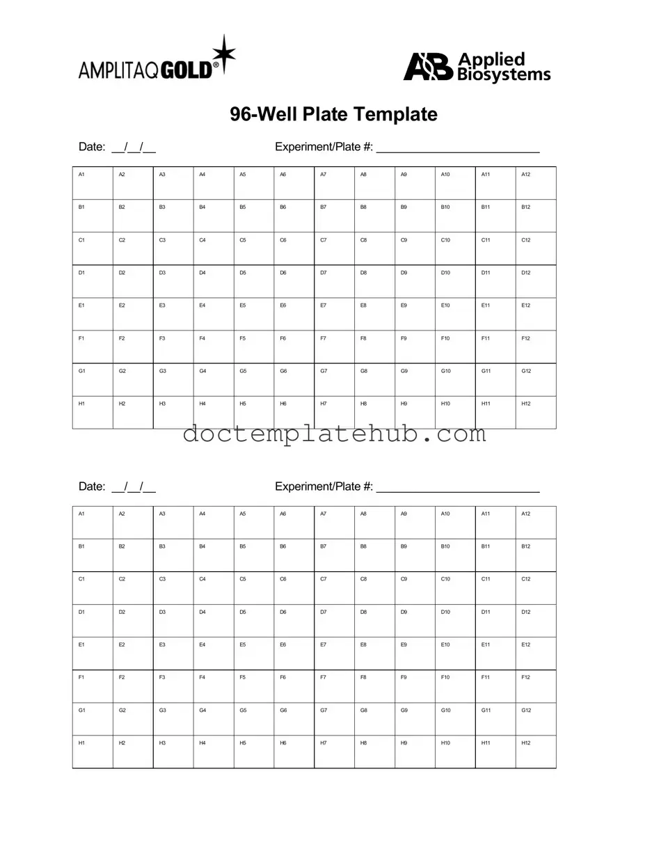 Fill Your 96 Well Form