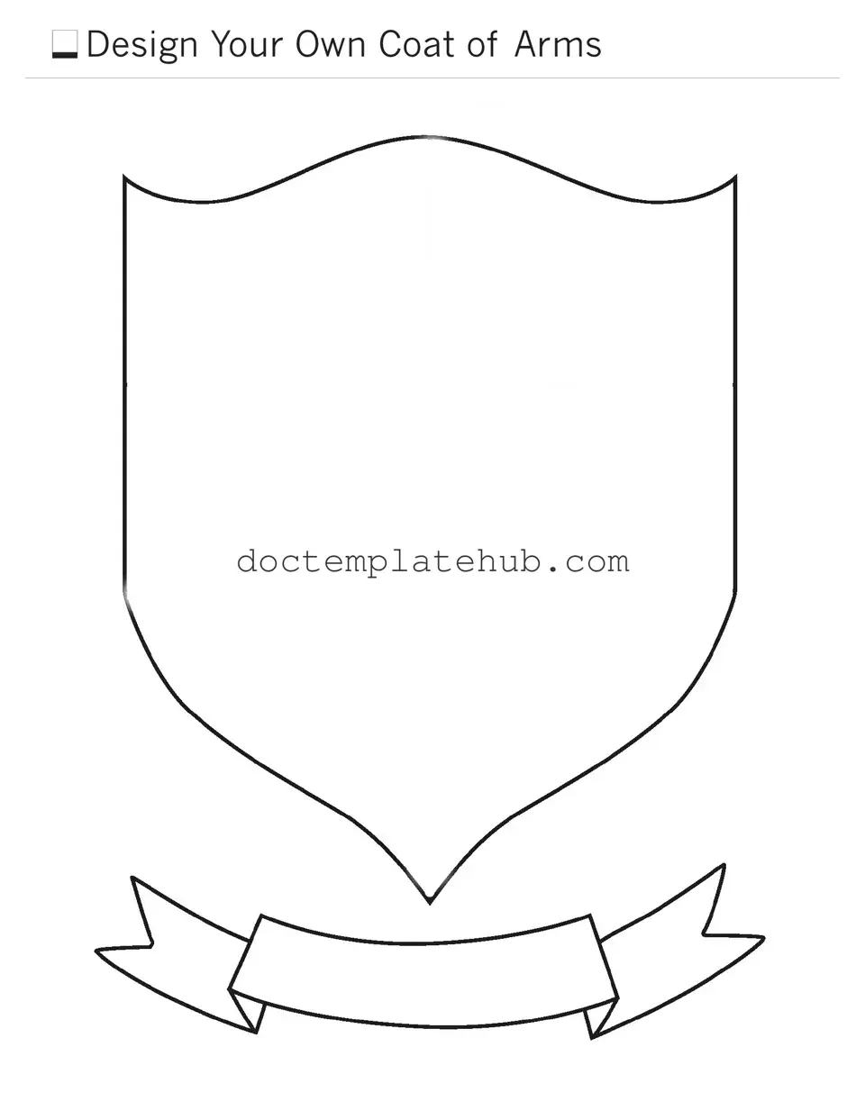Fill Your Coat Of Arms Form