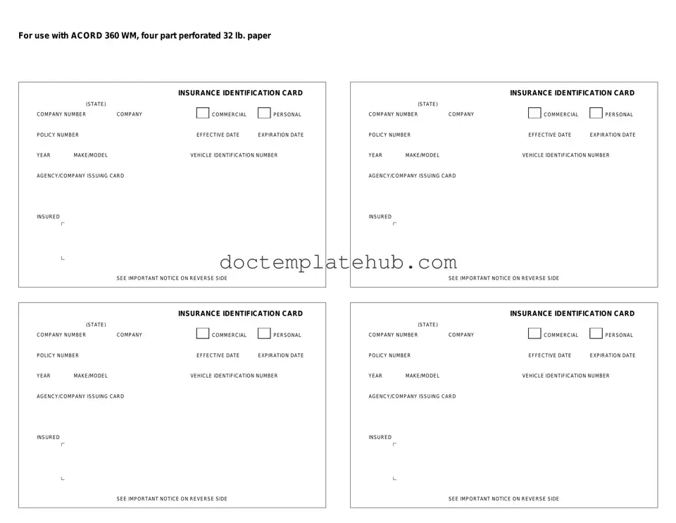 Fill Your Acord 50 WM Form
