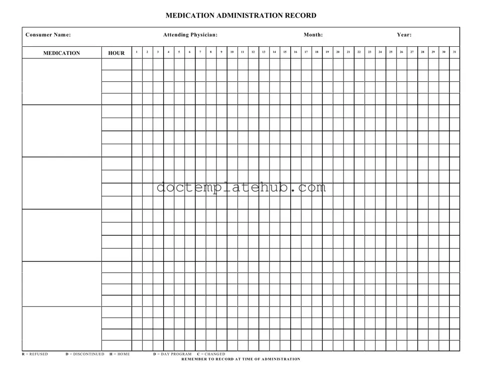 Fill Your Medication Administration Record Sheet Form