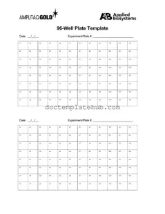Fill Your 96 Well Form