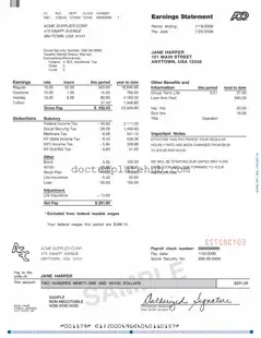 Fill Your Adp Pay Stub Form