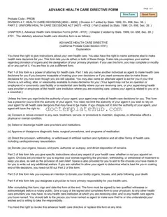 Fill Your California Advanced Health Care Directive Form