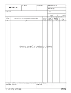 Fill Your Dd 1750 Form