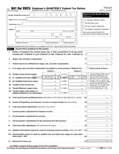 Fill Your IRS 941 Form