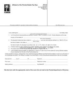 Fill Your Fl Dr 312 Form