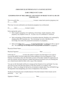 Fill Your Miscarriage Discharge Paper Form