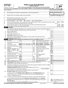 Fill Your IRS Schedule C 1040 Form