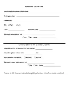 Fill Your Tb Test Form