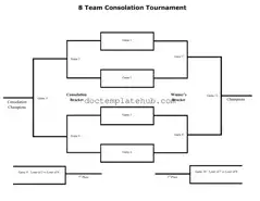 Fill Your Tournament Consolation Bracket Form